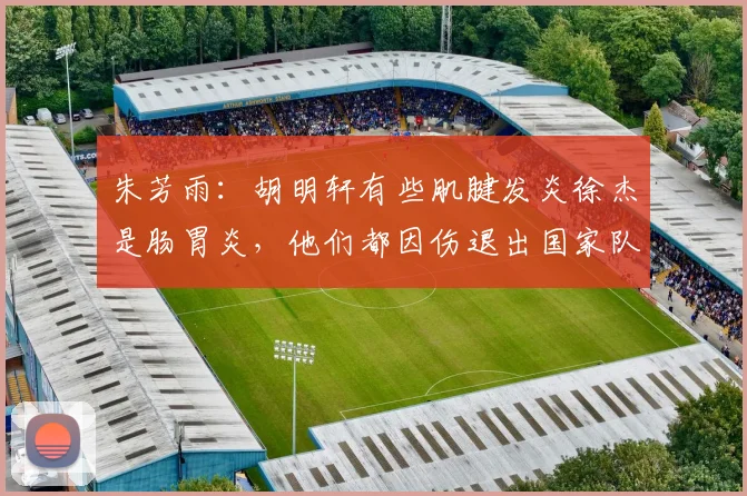朱芳雨:胡明轩有些肌腱发炎徐杰是肠胃炎,他们都因伤退出国家队