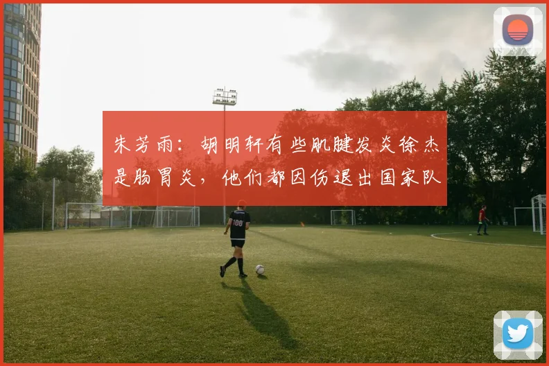 朱芳雨:胡明轩有些肌腱发炎徐杰是肠胃炎,他们都因伤退出国家队